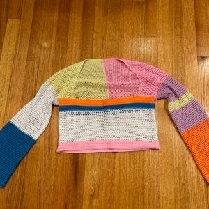 AMAZON COLOR BLOCK SWEATER